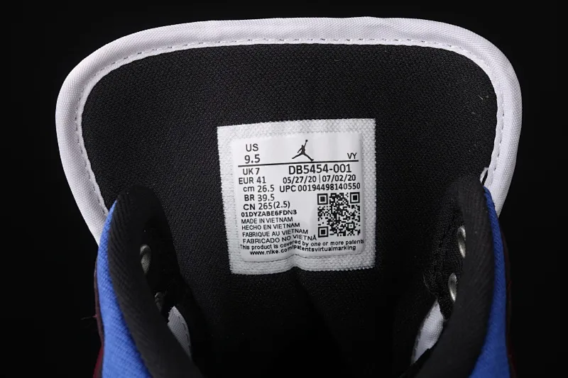 All categories Air Jordan Jordan series basketball shoes Air Jordan 1 Mid Air Jordan 1 Mid SE AJ1 Joe 1 patent leather multi-color splicing mid-top versatile casual sports sneakers DB5454-001